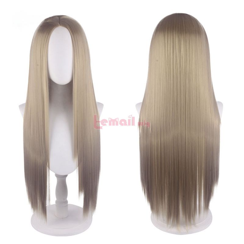23 Colors 80cm Long Straight Middle Score Cosplay Wigs