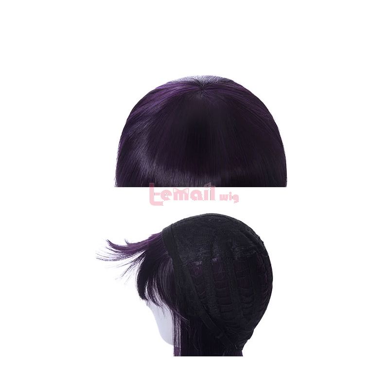 Anime Cardcaptor Sakura Daidouji Tomoyo Cosplay Wigs Purple Long Curly