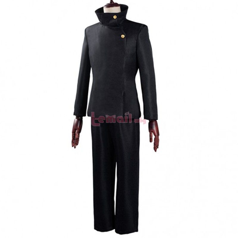 Anime Jujutsu Kaisen Megumi Fushiguro Black Uniform Cosplay Costume