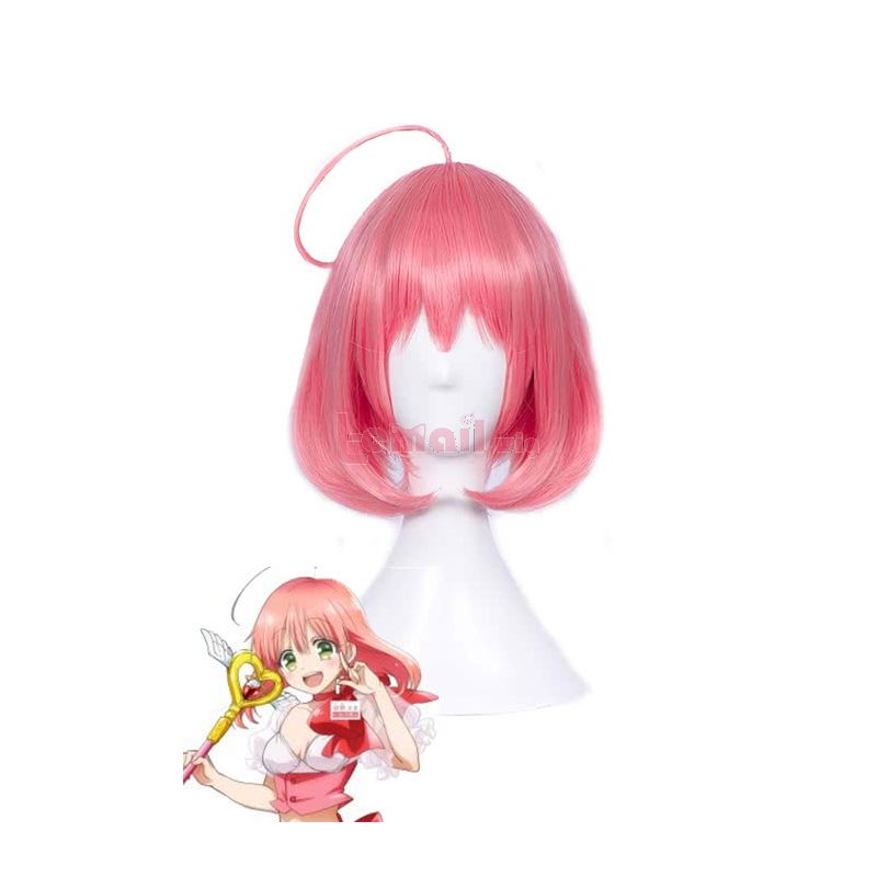 Anime Magical Girl Ore Saki Uno Pink Bobo Cosplay Wigs