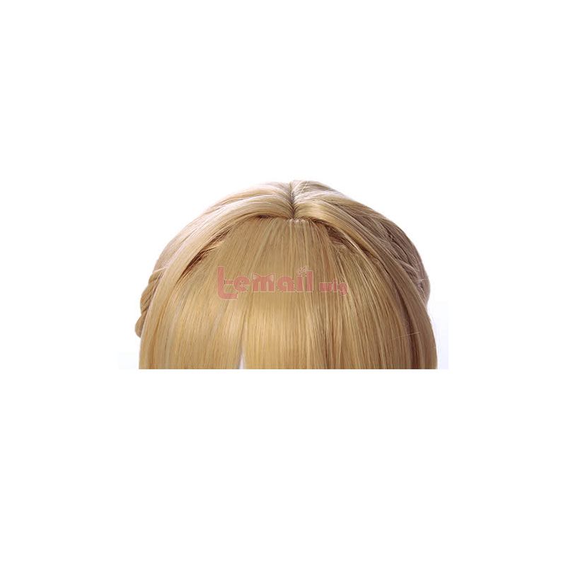 Anime Violet Evergarden Blonde Updo Cosplay Wigs