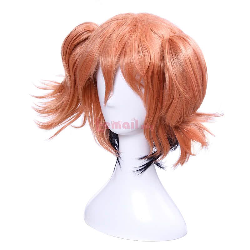Riddle Story of Devil Haru Ichinose Cosplay Wigs Orange Synthetic Hair Wigs with Ponytails