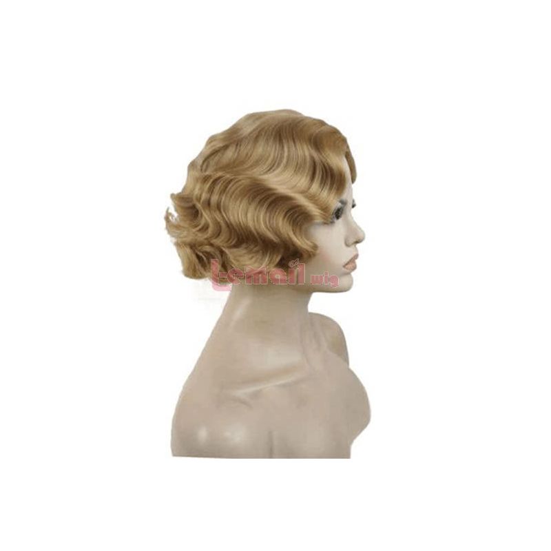 Blonde Wave Short Curly Fashion Wigs