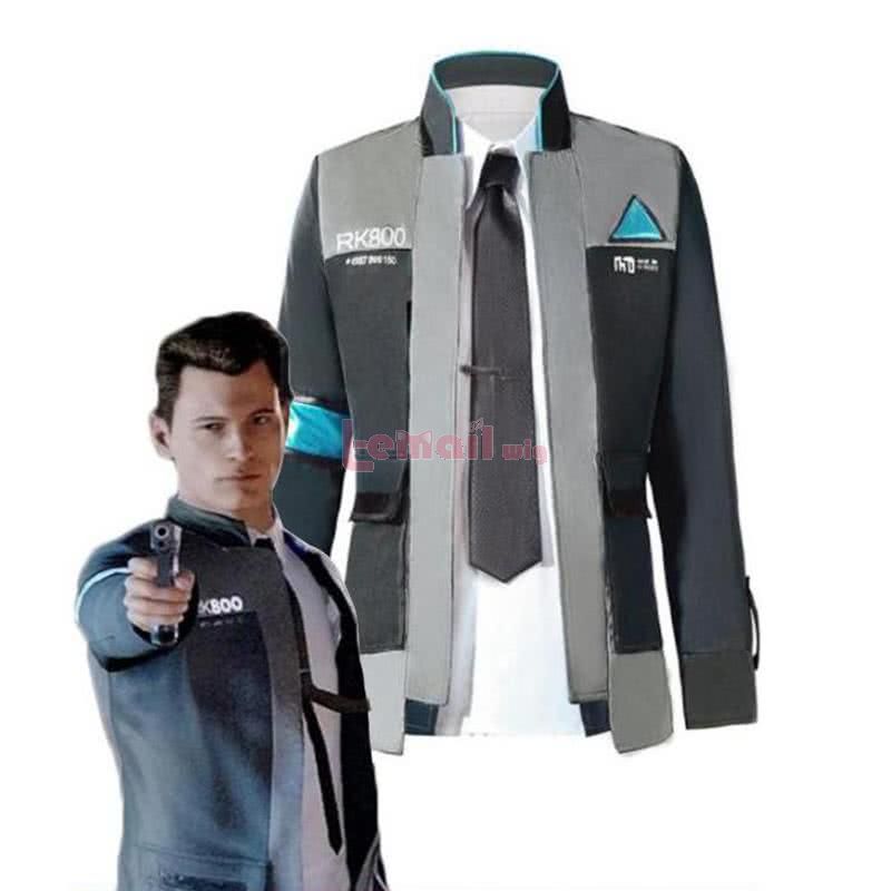 Detroit: Become Human Connor Coat Jacket Cosplay Costume (PK800 #687899150)