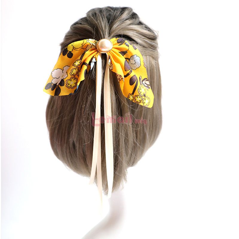 Fashionable Knitted Stripe Headwear Sweet Cute Bowknot Headband Accessories