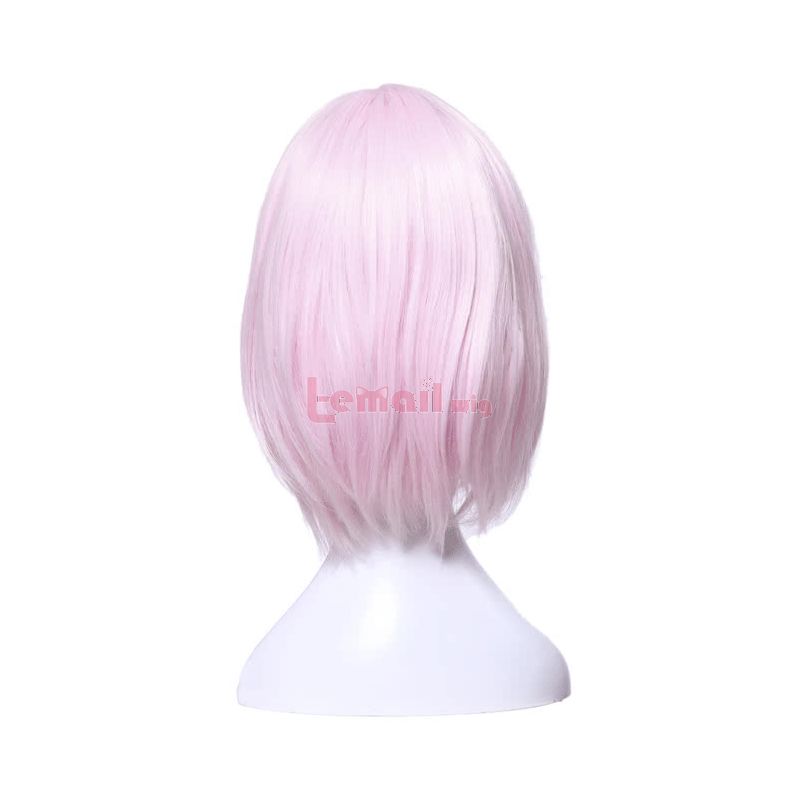 Fate/Grand Order Matthew Kyrielite Short Light Pink Cosplay Wigs