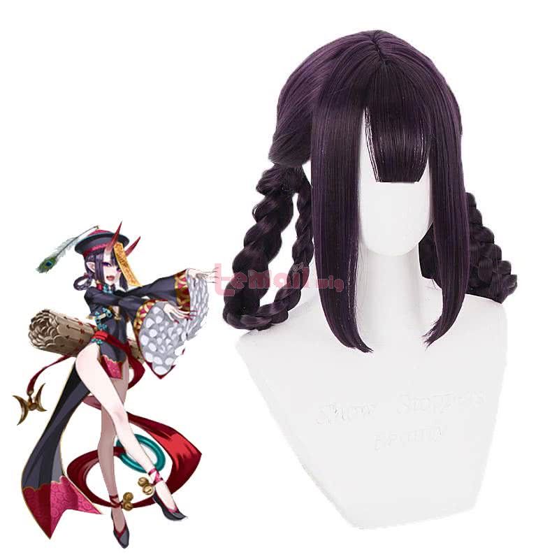 Fate/Grand Order Shuten Doji Zombie Halloween Purple Cosplay Wigs