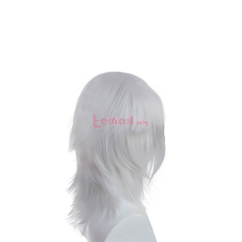 Final Fantasy Emet-Selch White Cosplay Wigs