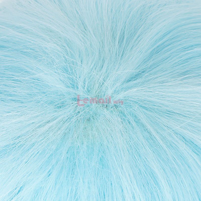 Genshin Impact Chongyun Short Light Blue Cosplay Wig
