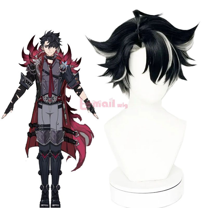 Genshin Impact Fontaine Wriothesley Cosplay Wig