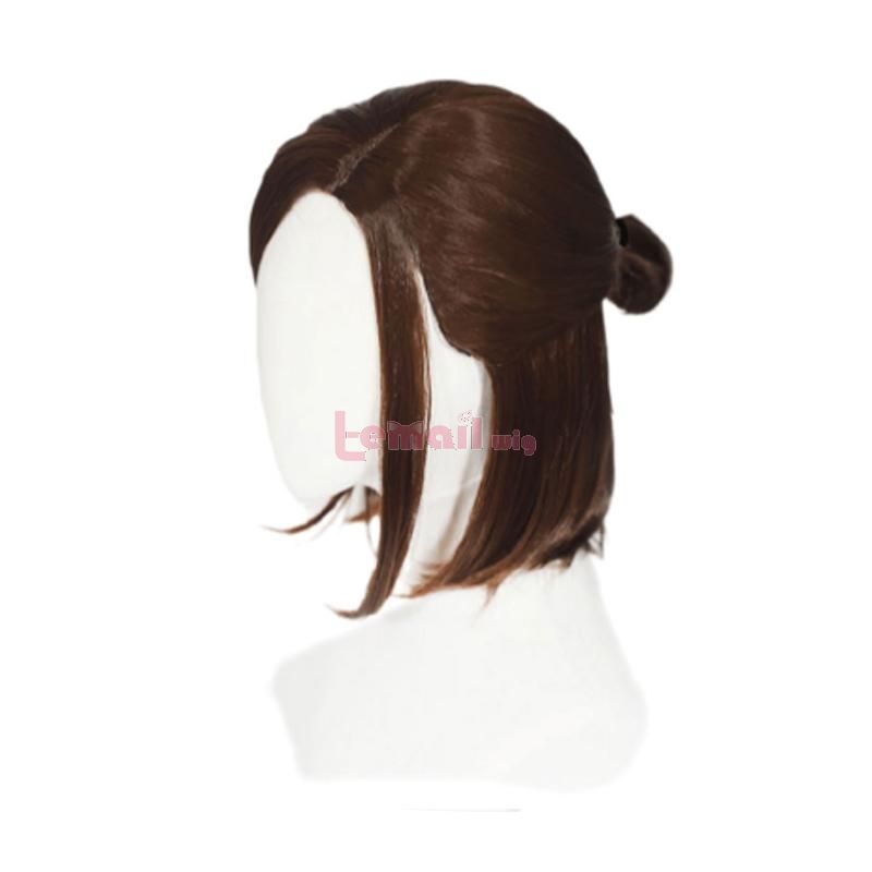 The Last Of Us Part Ii Ellie Cosplay Kawaii Wig 40cm High Temperature Silk  Shoulder Length Brown Wig Halloween Woman Hair Wigs - Cosplay Costumes -  AliExpress