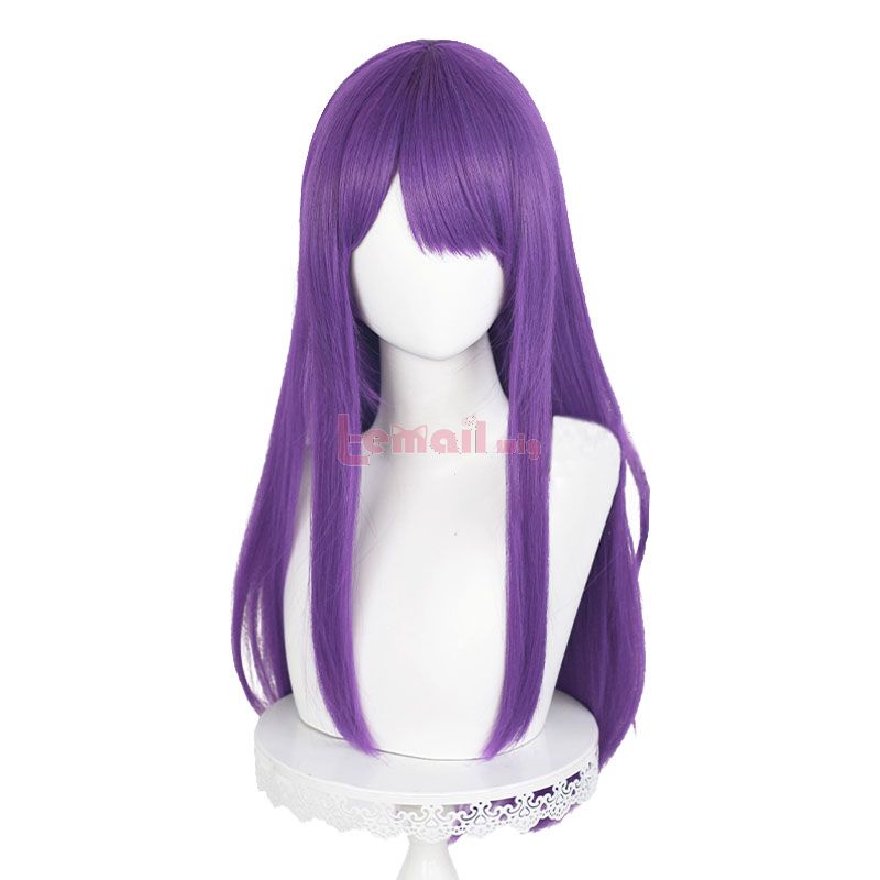 Kubo Won't Let Me Be Invisible Nagisa Kubo Purple Cosplay Wig