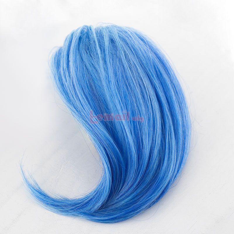 LOL Spirit Blossom Evelynn Blue Mixed Pink Cosplay Wig