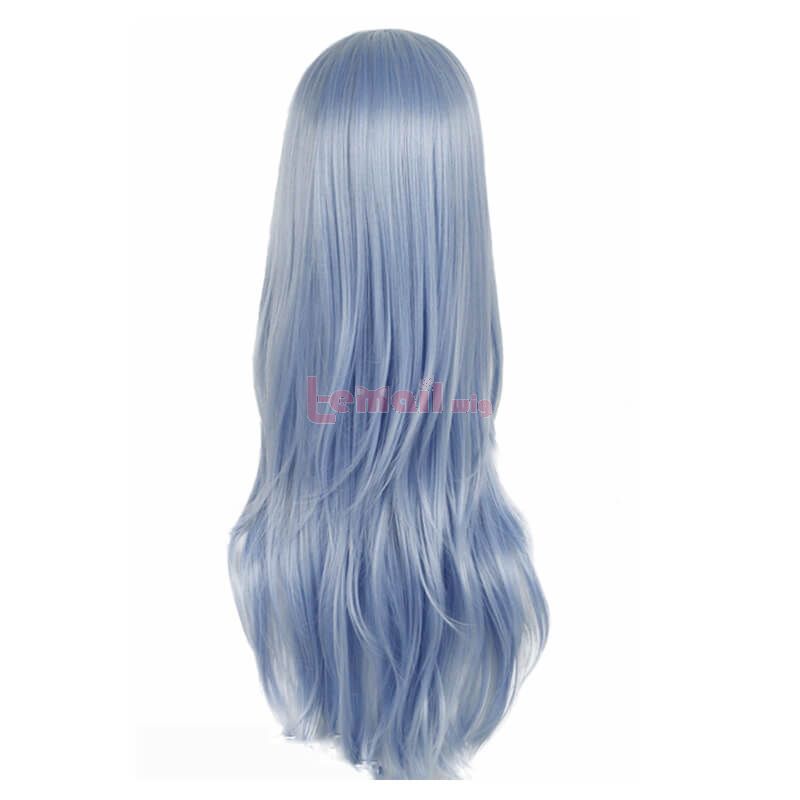 long straight blue anime wigs