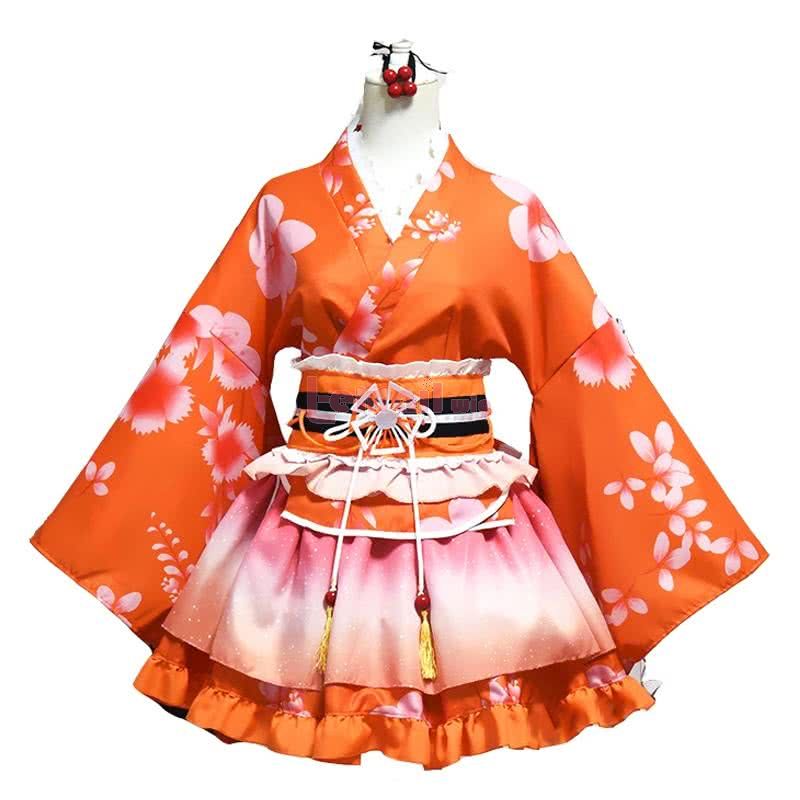 LoveLive! Sonoda Umi Kimono Nishikino Maki Honoka Honoka Eli Kimono Cosplay Costume