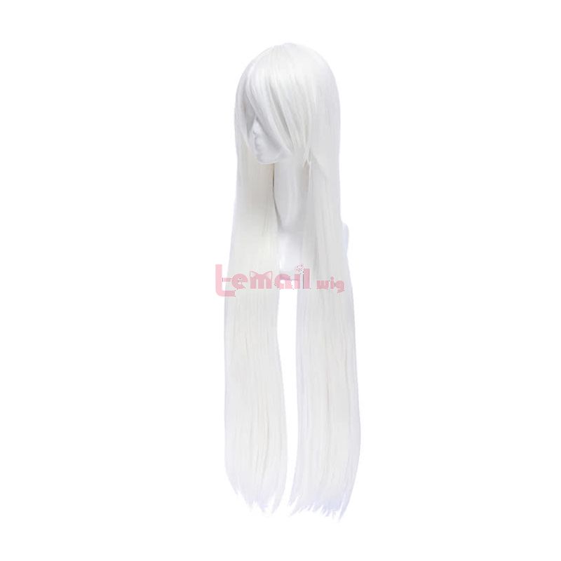 Long White Anime Inuyasha Straight Synthetic Men Cosplay Wigs 