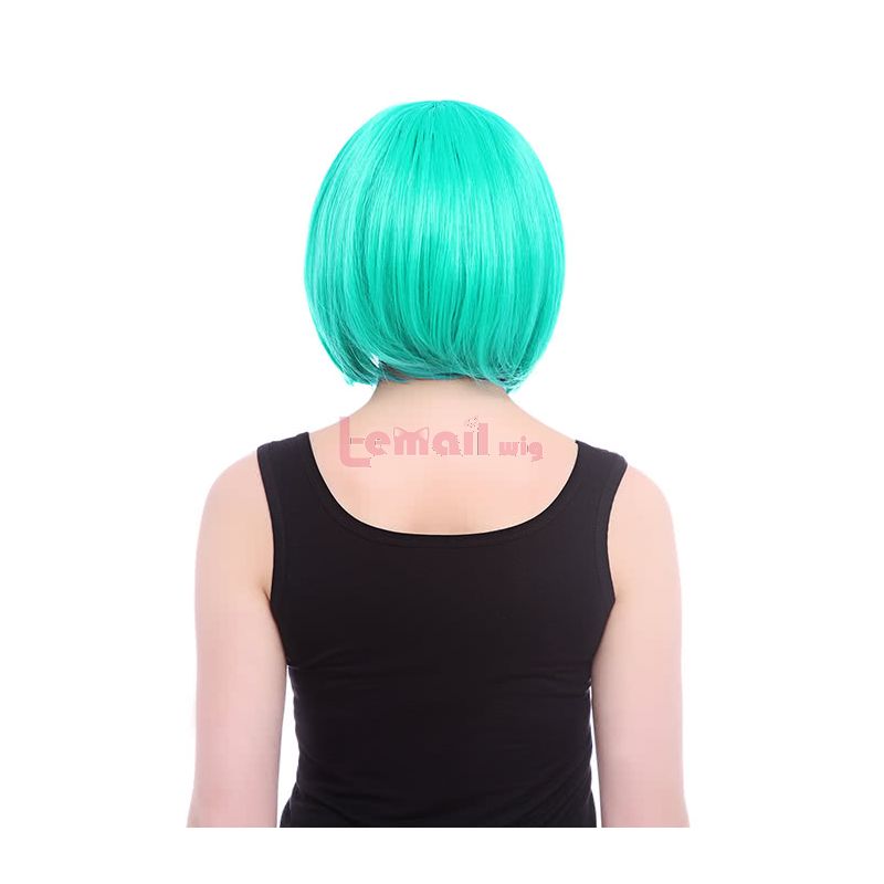 Lady Gaga Style BOB Short Synthetic Hair Teal Green Straight Cosplay Wigs