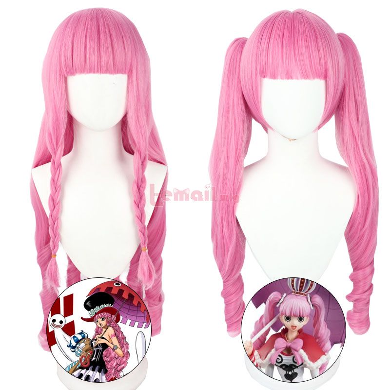 One Piece Perona Pink Cosplay Wigs
