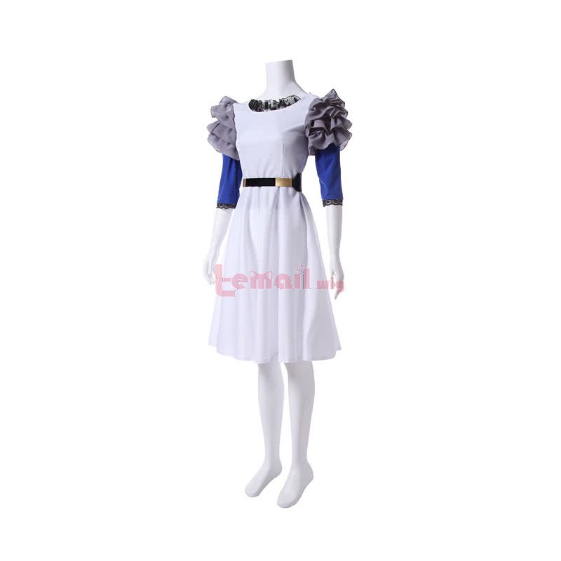 Tokyo Ghoul Rize Kamishiro White Dress Cosplay Costume