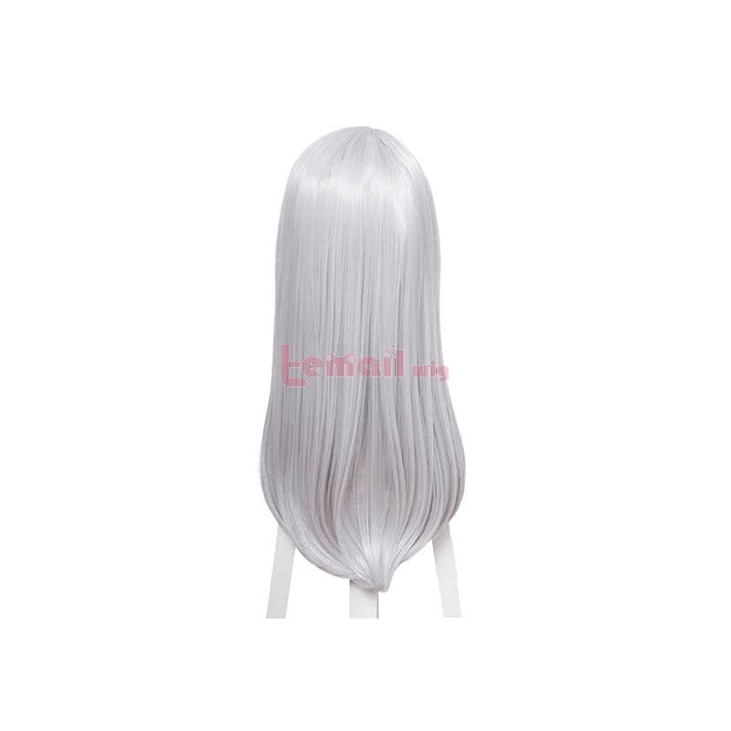 Yuri On Ice Young Victor Nikiforov Silver Long Straight Synthetic Cosplay Wig Hair 