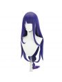110cm Genshin Impact Baal Boss Purple Long Cosplay Wigs