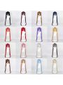 19 Colors 90CM Long Straight Double Ponytail Cosplay Wigs