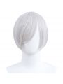 30cm Short Straight Light Grey General Anime Cosplay Wigs