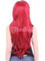 Dark Red Little Mermaid Ariel Synthetic Cosplay Wigs