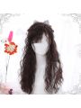 65cm Lolita Curly Long Brown Black Cosplay Wigs