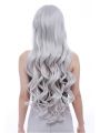 Long Silver Curly Sweet Women Fashion Hair Wigs