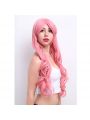 80cm Long Pink Curly Sweet Cosplay Hair Wigs