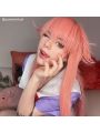 80cm Pink Gasai Yuno Long Cosplay Wigs