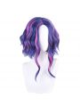Anime My Hero Academia Lady Nagant Blue Mixed Purple Cosplay Wig