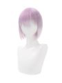 Anime SSSS.GRIDMAN Shinjo Akane Short White Pink Cosplay Wigs