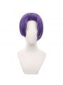 Blue Lock Reo Mikage Short Purple Ponytail Cosplay Wig