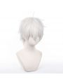 Blue Lock Seishiro Nagi Silver White Cosplay Wig