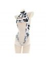 Cute Cow Print Lingerie Maid Sexy Cosplay Costume