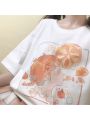 Cute Sweet Cartoon Vitality Girl JK Student T-shirt Top