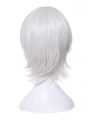 Fate Grand Order Black Assassin Jack the Ripper Women Synthetic Short White Cosplay Wigs