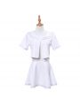Fate Grand Order Ruler Jeanne d'Arc Cosplay Costume Sailor Uniform White