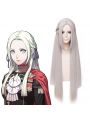 Fire Emblem: ThreeHouses Edelgard Long Straight Grey Cosplay Wigs
