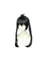 Fire Force Kotatsu Tamaki Long Straight Ponytail Black Cosplay Wigs