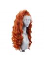 Front Lace Orange Wave Cosplay Wigs