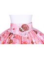 Women Girls Short Lolita Skirt Sweet Doughnut Chiffon Costume