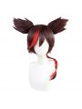 Genshin Impact Xinyan Mixed Brown Cosplay Wigs with Ponytails
