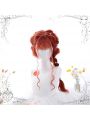 Harajuku Orange Red Curly Lolita Wig