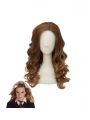 Harry Potter Hermione Jean Granger Brown Curly Cosplay Wigs 