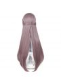 Honkai Star Rail Herta Long Stright Purple Cosplay Wig
