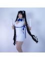 Is It Wrong to Try to Pick Up Girls in a Dungeon Hestia Long Black Curly Ponytail Cosplay Wigs