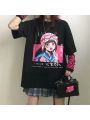 Japanese cartoon soft girl short sleeve Tshirt (1)